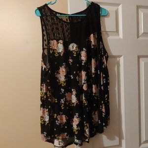 Floral tank top